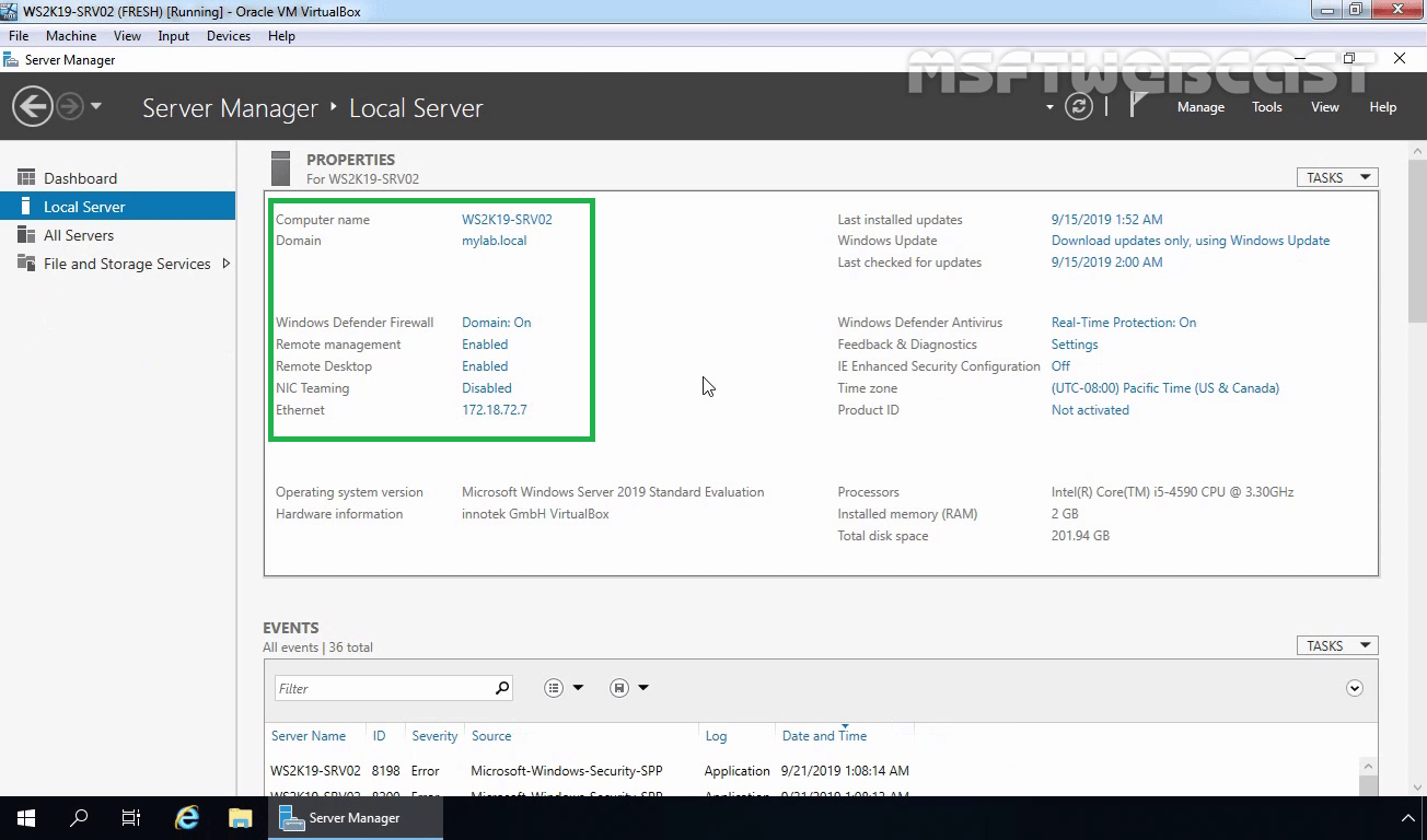 Install And Configure IPAM In Windows Server 2019