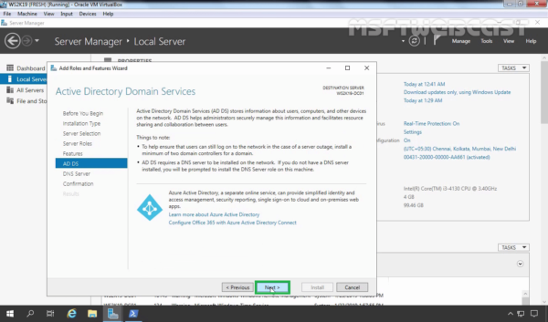 Member Server How To Setup Active Directory On Windows Server 2019