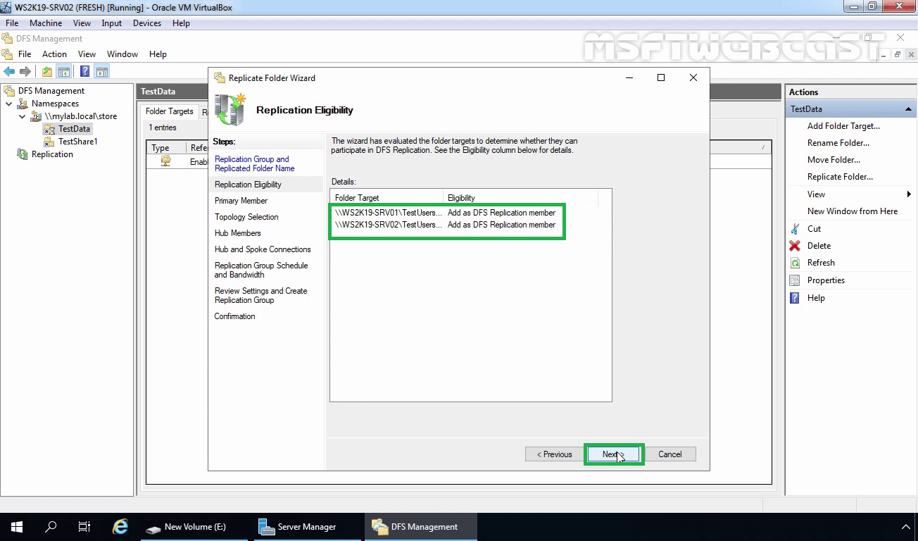 How to Configure DFS Replication in Windows Server 2019