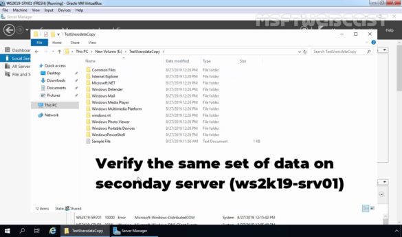 Настройка dfs windows server 2019