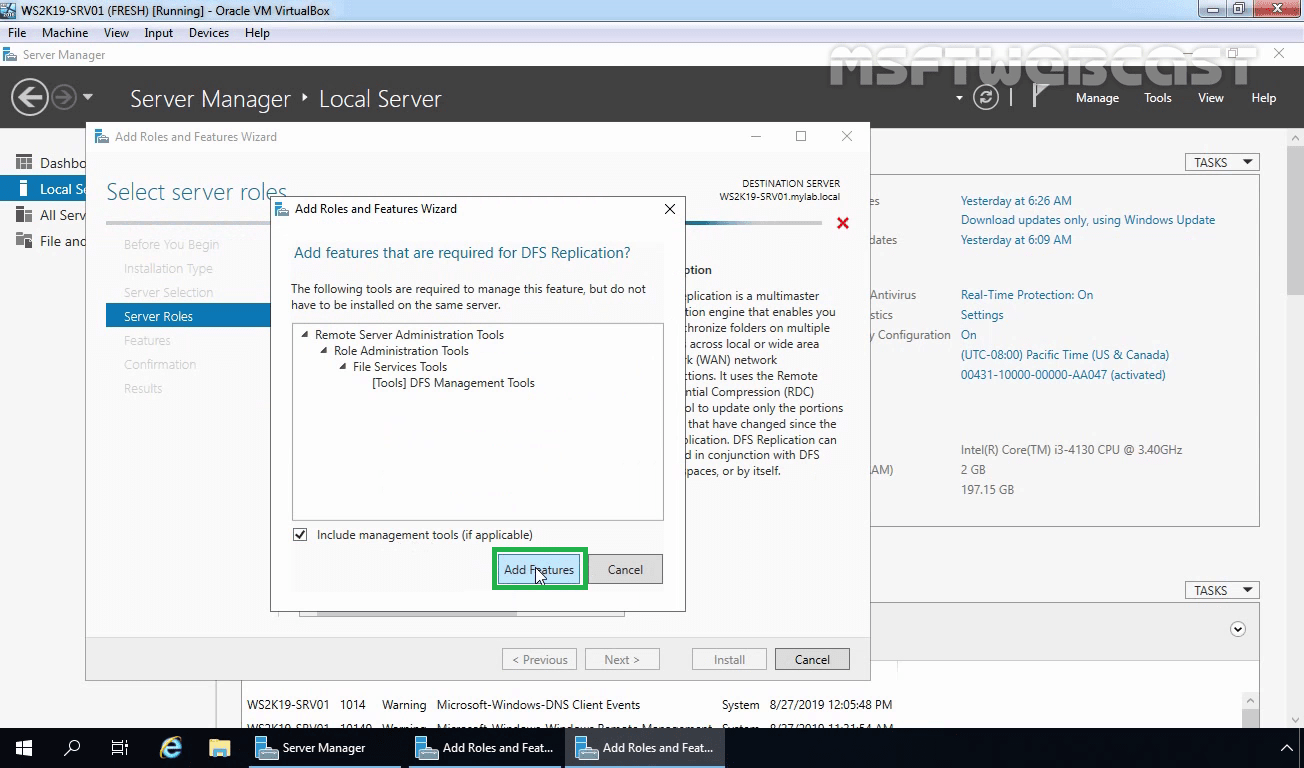 How to Configure DFS Replication in Windows Server 2019