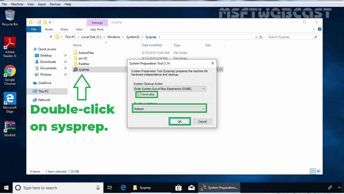 Sysprep and Capture a Windows 10 Image for WDS