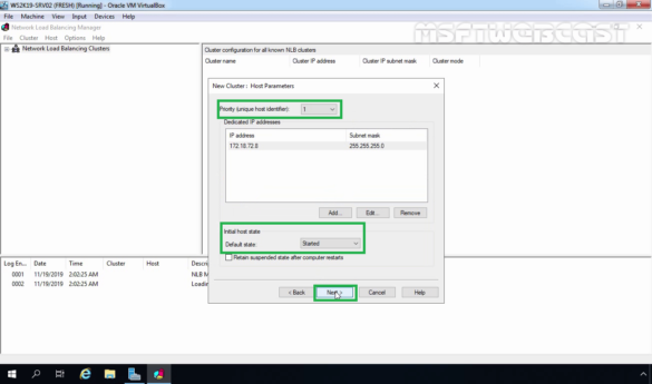 Configure Network Load Balancing In Windows Server 2019