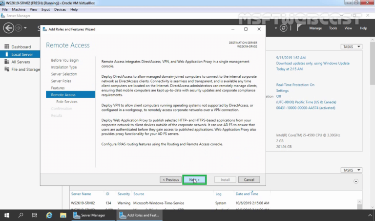 Configure Windows Server 2019 As A NAT Router