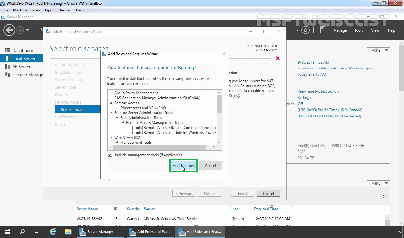 Configure Windows Server 2019 As A NAT Router