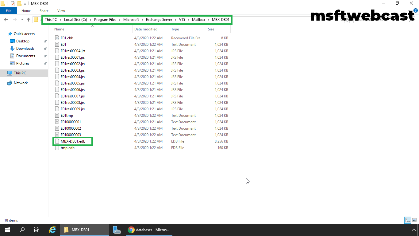How to Create Mailbox Database in Exchange 2019