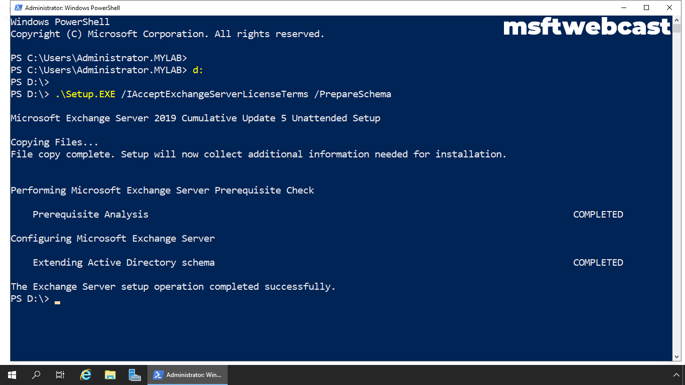 Step By Step Installation Of Exchange 2019 On Windows Server 2019 Part-2