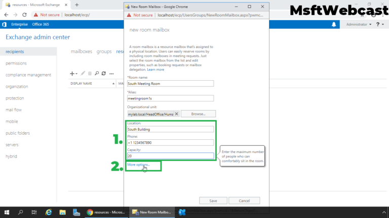How To Create Resource Mailboxes In Exchange 2019