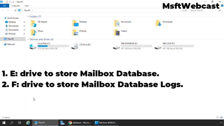 Mbx Mailbox Move And Rename Default Mailbox Database Path In Exchange 2019