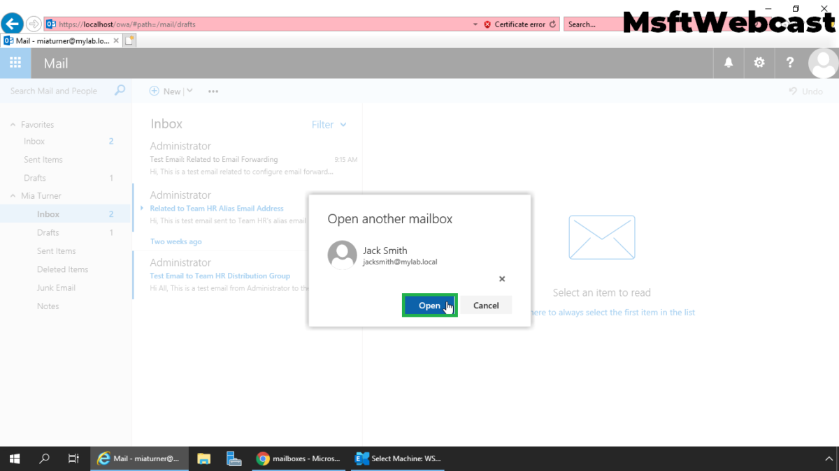 How to Grant Full Access Permissions to Mailbox in Exchange 2019