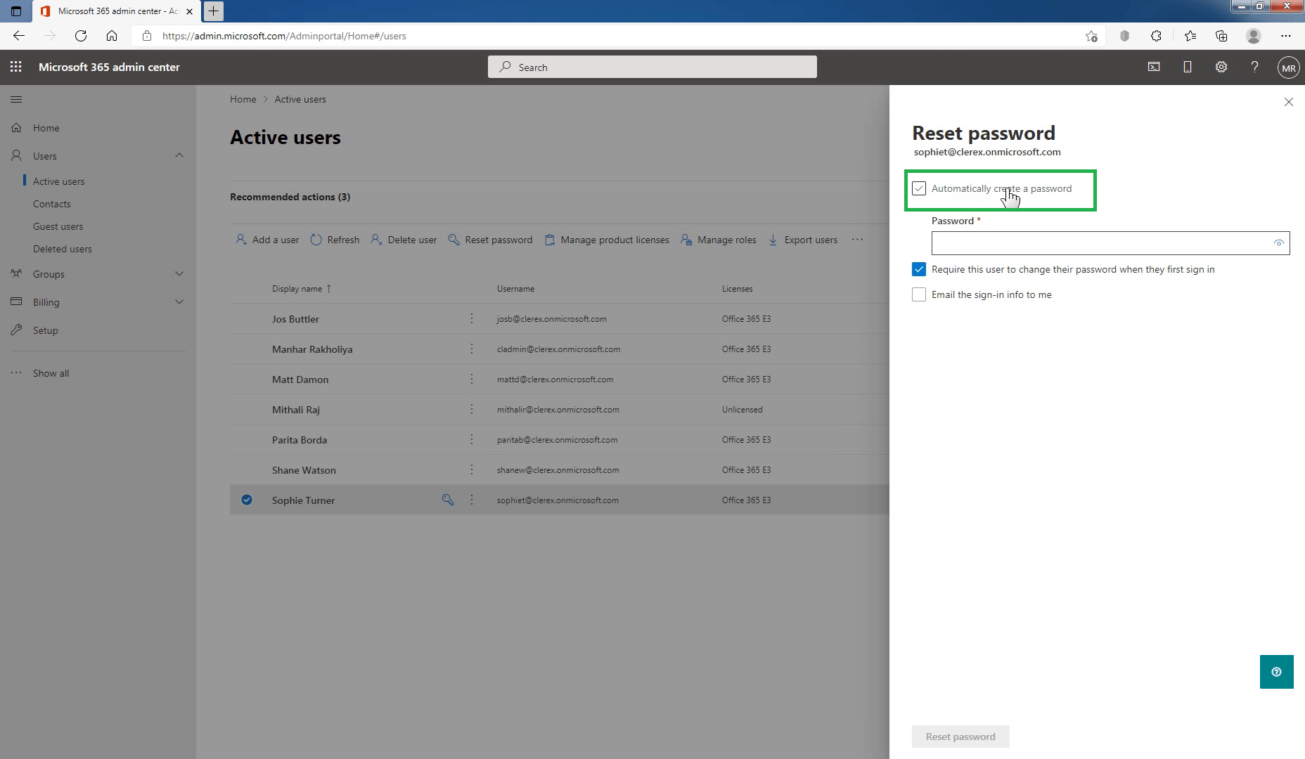 How To Reset A Users Password In Microsoft 365