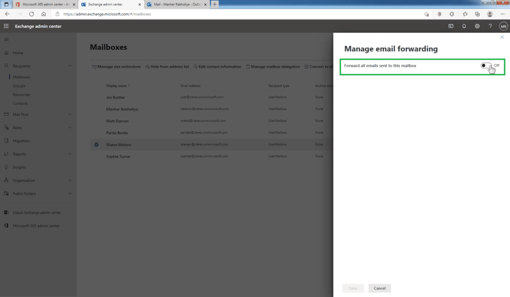 13_edit_email_forwarding_in_exchange_admin_center