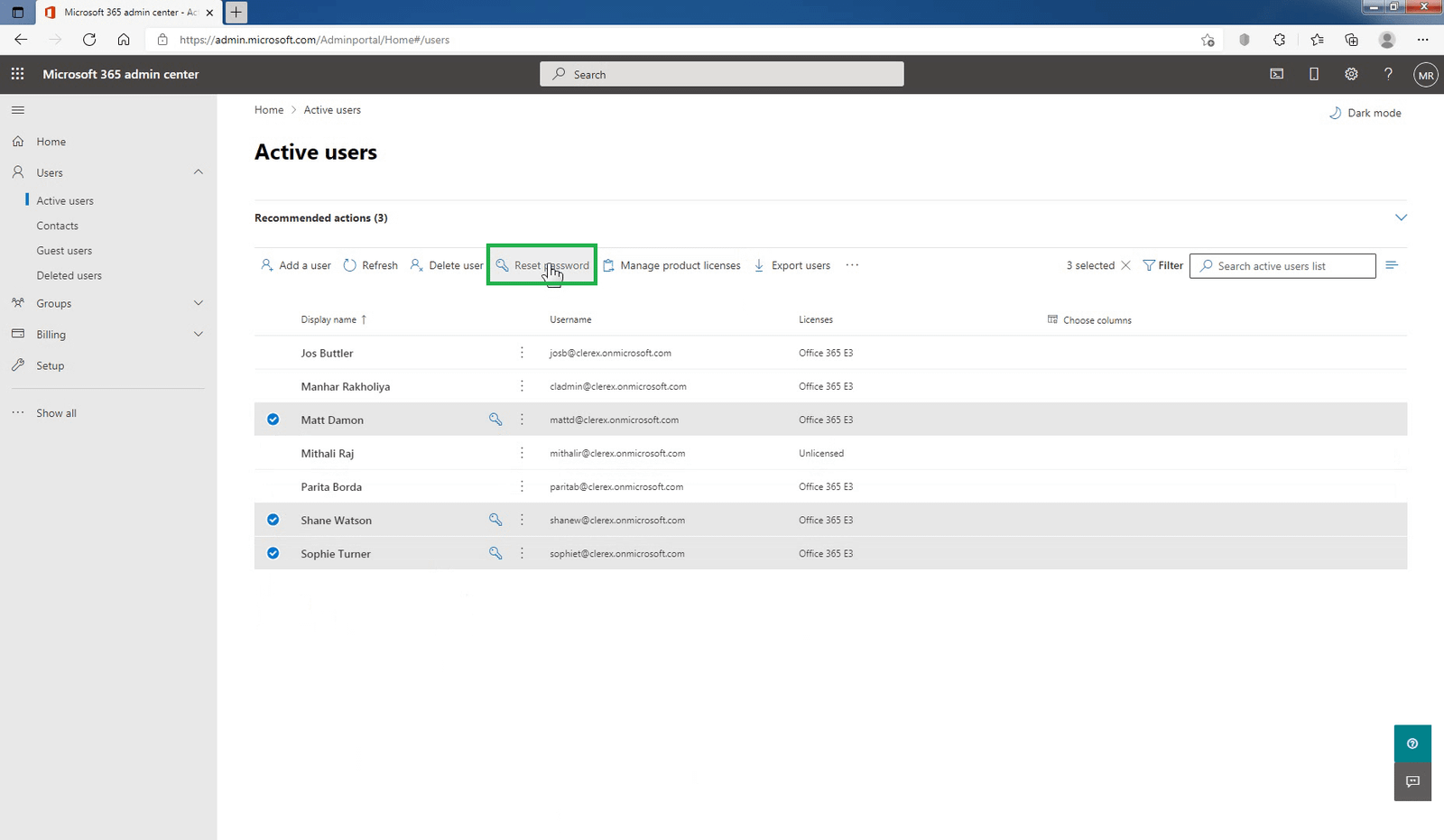 How To Reset A Users Password In Microsoft 365