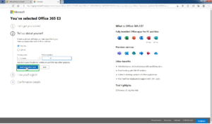 How To Create An Office 365 E3 Trial Subscription