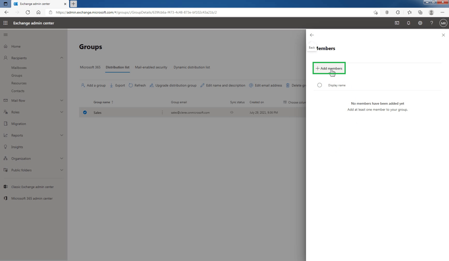 Create And Manage Distribution List Groups In Exchange Online