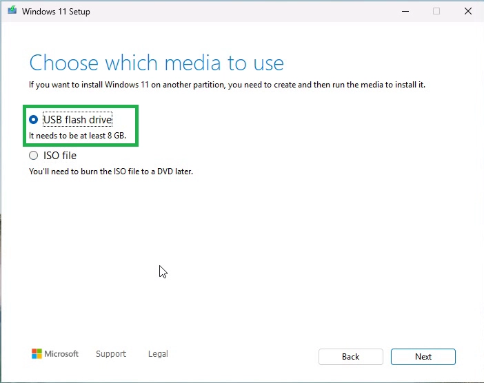 Create Bootable USB Drive