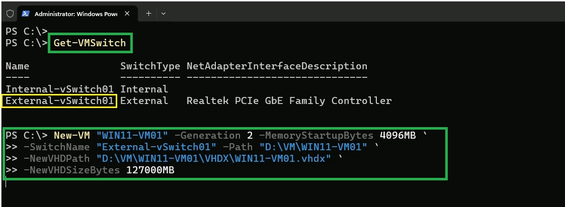 Create Hyper-V VM to Install Windows 1
