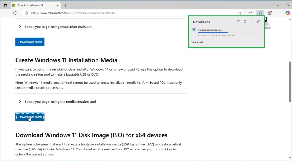 How to download Windows 11 ISO file