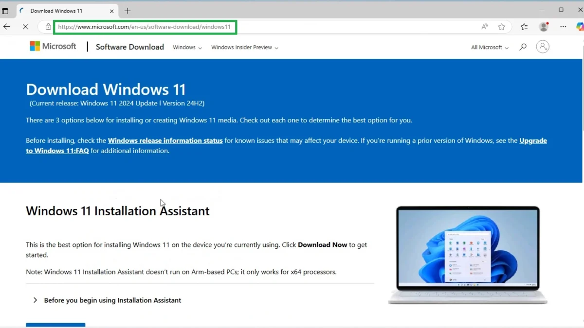 How to download Windows 11 ISO Image