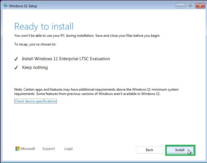 Start Windows 11 Installation in Hyper-V VM