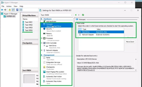 Verify Virtual Machine Properties