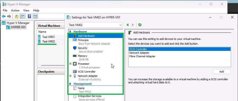 Virtual Machine Properties